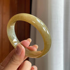 冰箱黄翡翡翠平安镯（57.6mm）（yc423972）