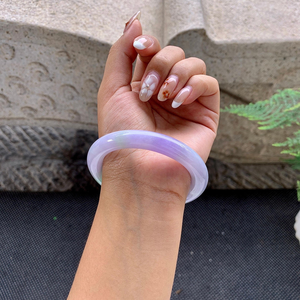 细糯种春彩圆条手镯（56.7mm）（yc257208）