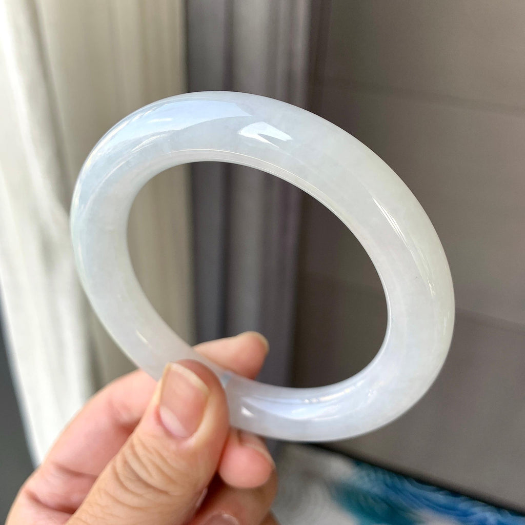 细糯种无色圆条手镯（57mm）（yc262788）