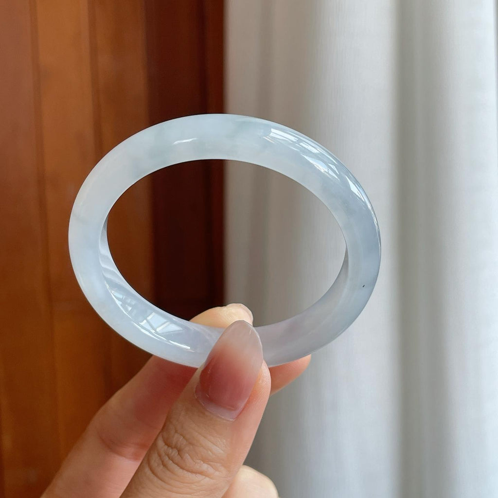 冰种飘花翡翠贵妃镯（51mm）（yc313011）