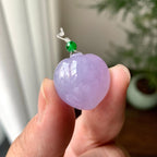 细糯种紫罗兰寿桃吊坠（yc248214）