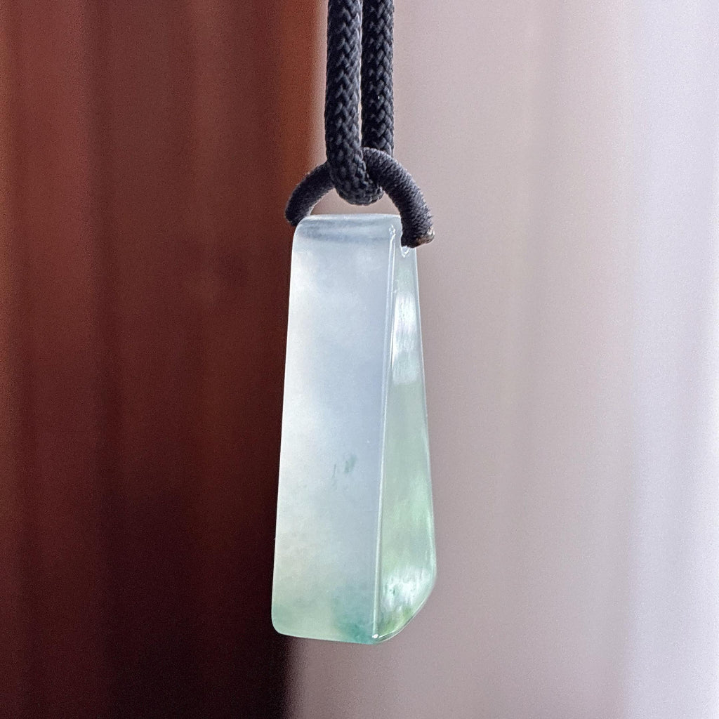 冰种飘花无事牌 天然缅甸A货翡翠（yc495861）