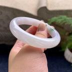 细糯种飘花平安镯（55mm）（yc194568）