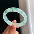 冰种飘花翡翠贵妃镯（54mm）（yc329500）