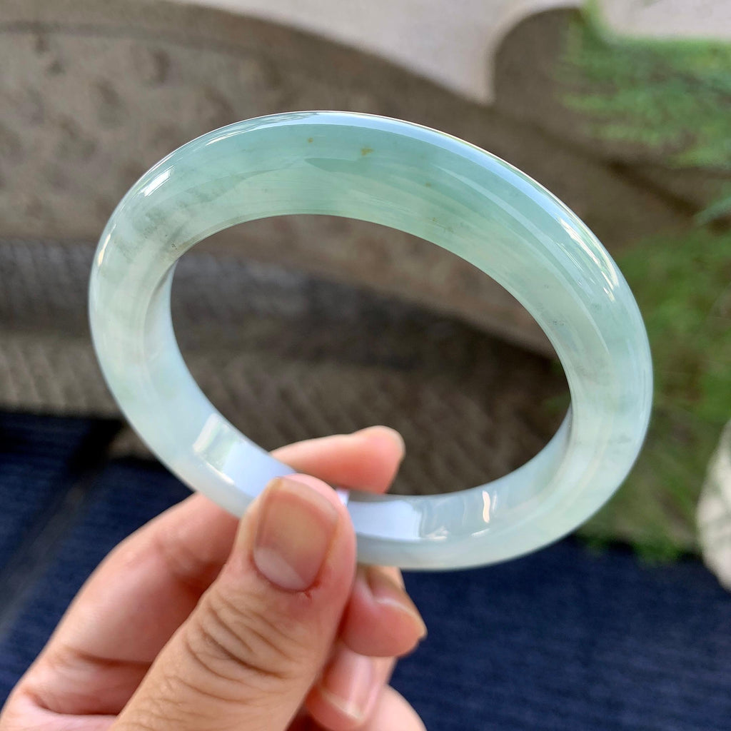 细糯种淡晴底泥鳅背手镯（56mm）（yc249386）