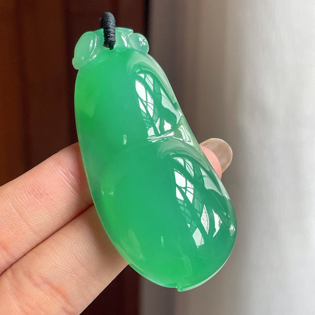 冰种满绿翡翠豆子（yc430920）