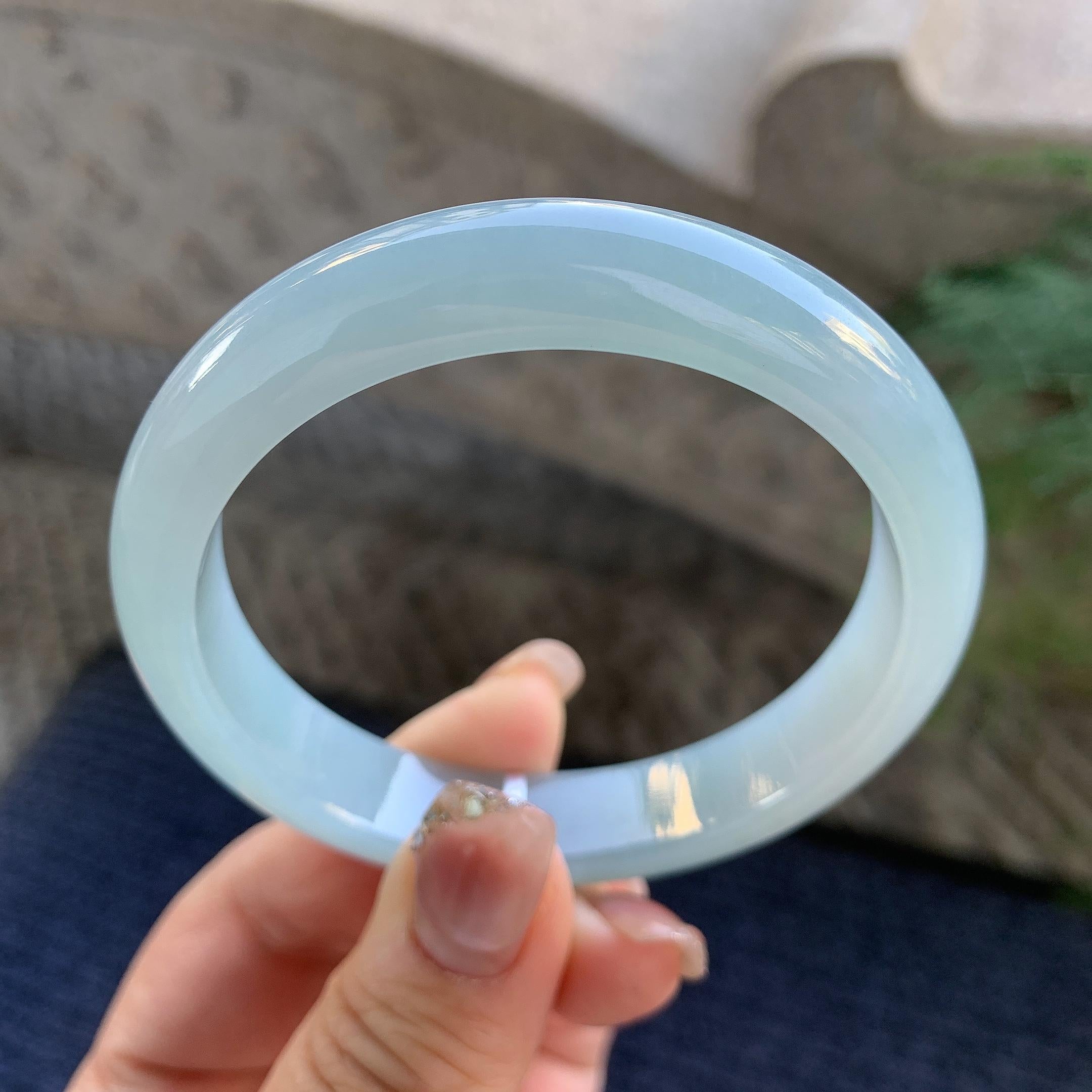 细糯种晴底平安镯（56.7mm）（yc294661）
