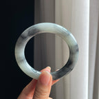 糯冰乌鸡翡翠圆条手镯（56.5mm）（yc403469）