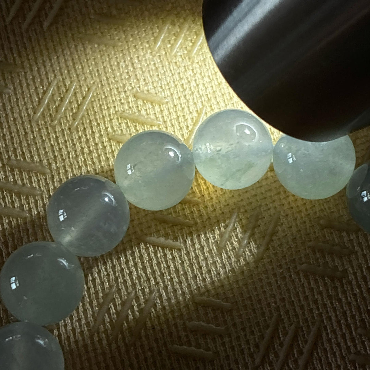 糯冰淡底色珠串手串（yc723547）