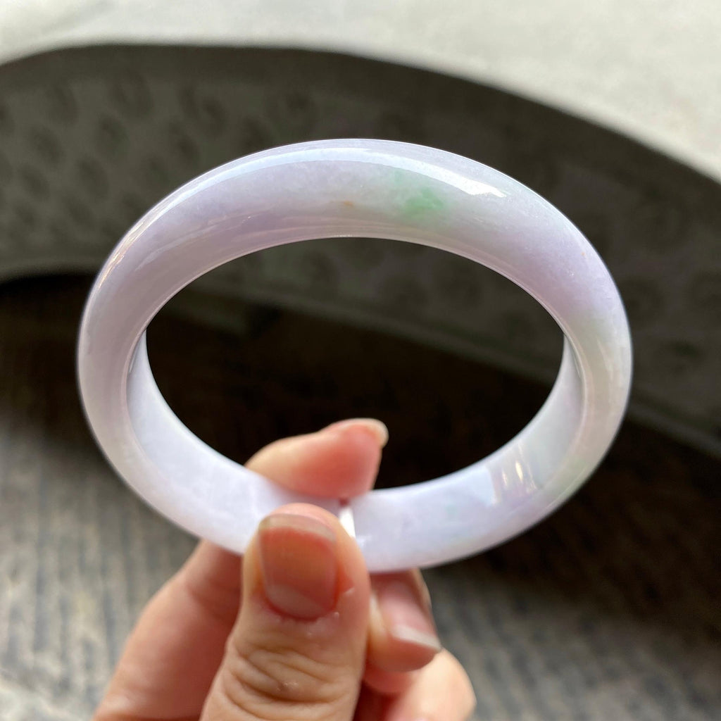 糯种淡春彩平安镯（57.8mm）（yc311875）