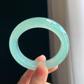 冰种晴底翡翠平安镯（53.5mm）（yc333042）