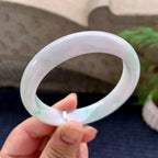 细糯种飘花平安镯（58mm）（yc194570）