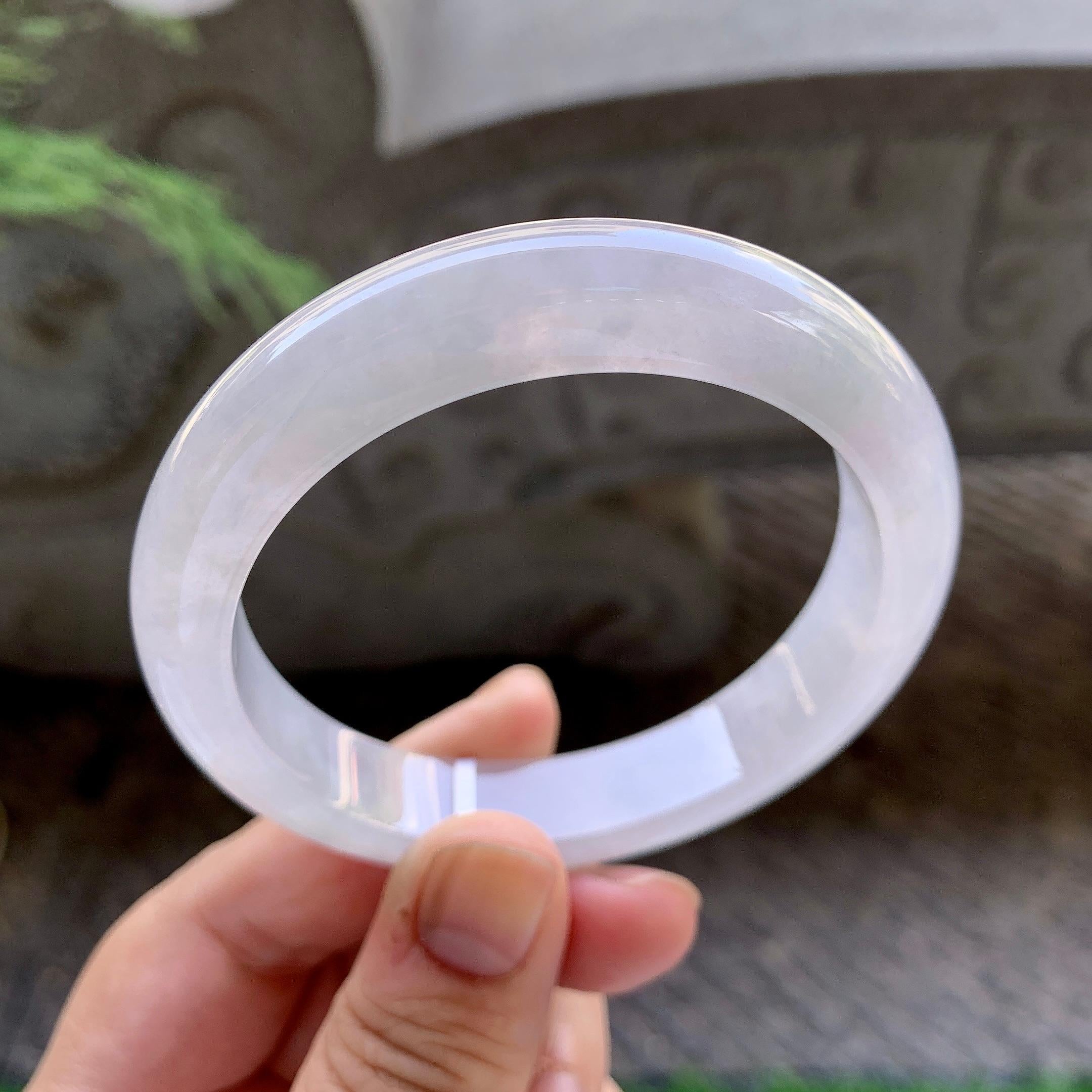 细糯种无色平安镯（57.2mm）（yc199588）