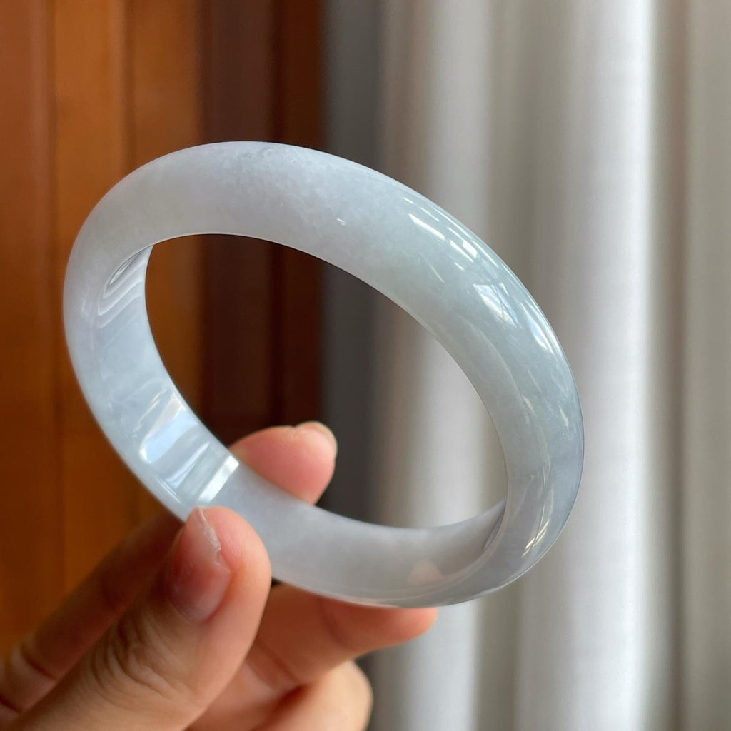 糯冰翡翠平安镯（58.6mm）（yc215240）