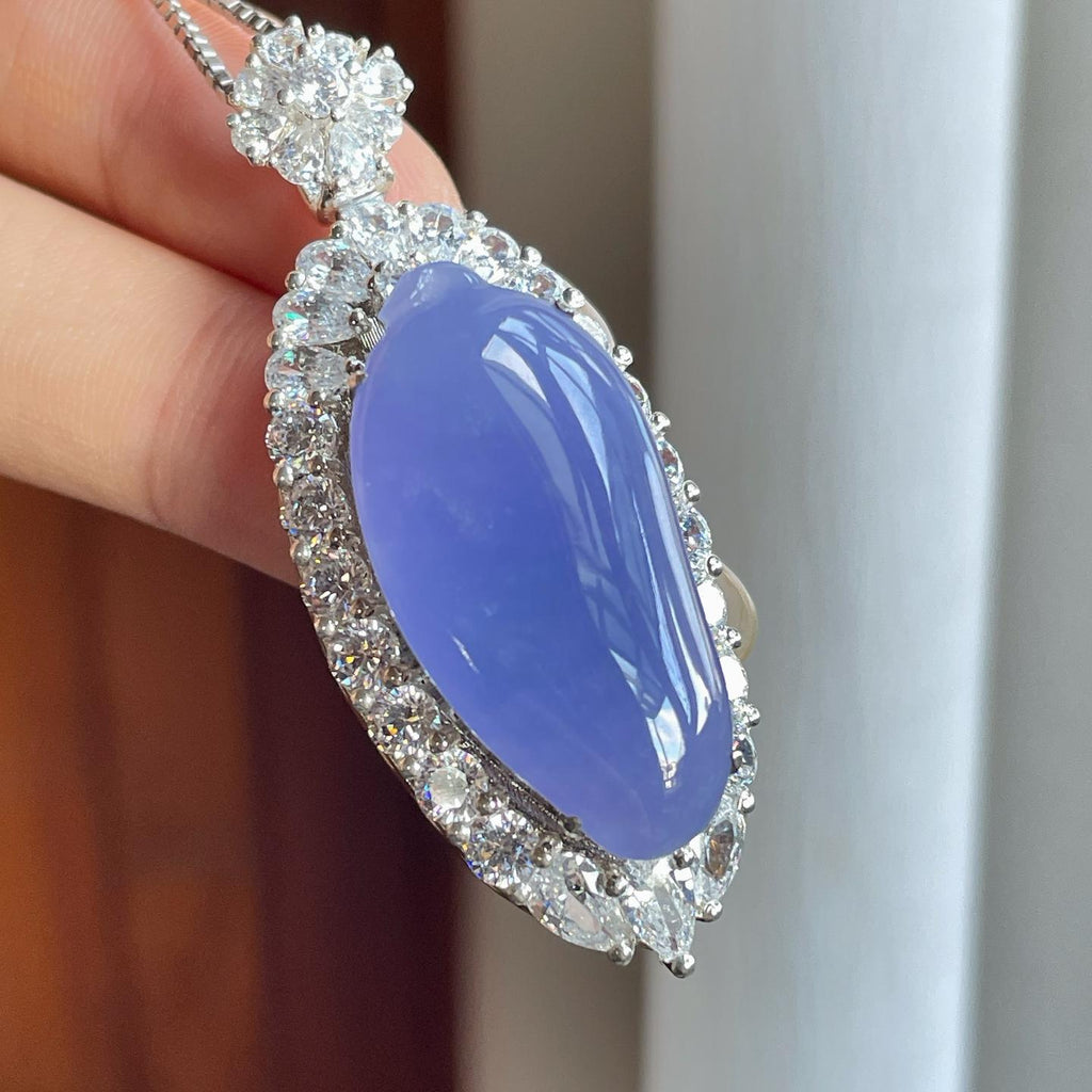 铜托糯冰紫罗兰翡翠福瓜（yc270311）