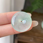 冰种晴水平安扣吊坠    天然缅甸A货翡翠（yc352923）