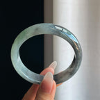 糯冰乌鸡翡翠手镯（58mm）（yc295063）