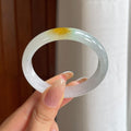 糯冰黄翡翡翠贵妃镯（50.2mm)（yc424980）