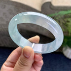 糯冰种蓝底宽版贵妃手镯（56mm）（yc228509）