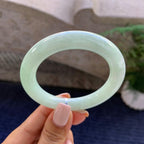 糯种晴底圆条手镯（51.9mm）（yc223233）