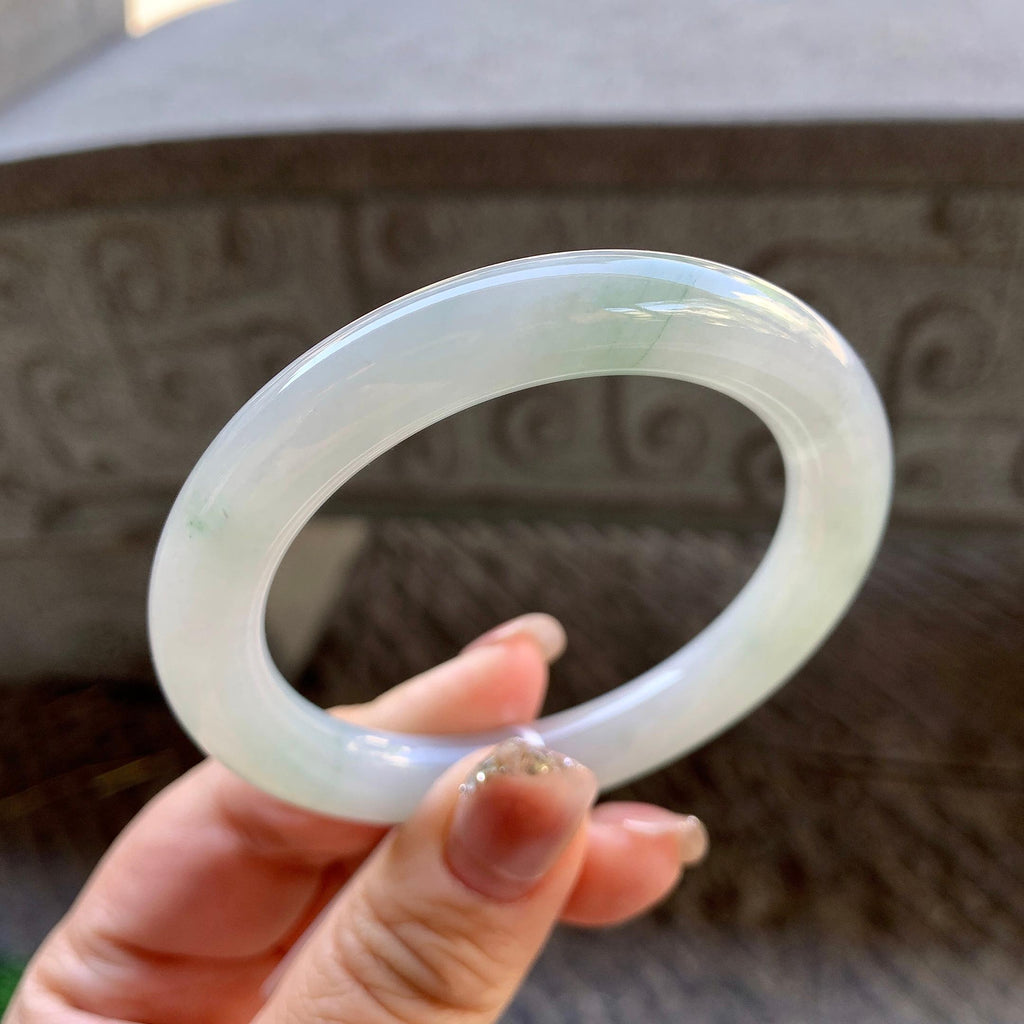 细糯种飘花圆条手镯（54.4mm）（yc291720）