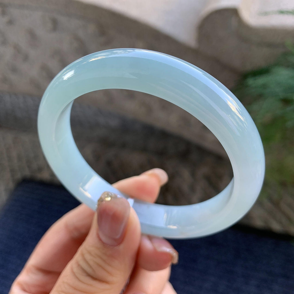 细糯种晴底平安镯（55.6mm）（yc294657）