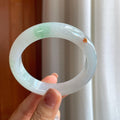 糯冰特色翡翠平安镯（55.5mm）（yc284567）