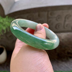 细糯种半山水平安镯（56mm）（yc240761）