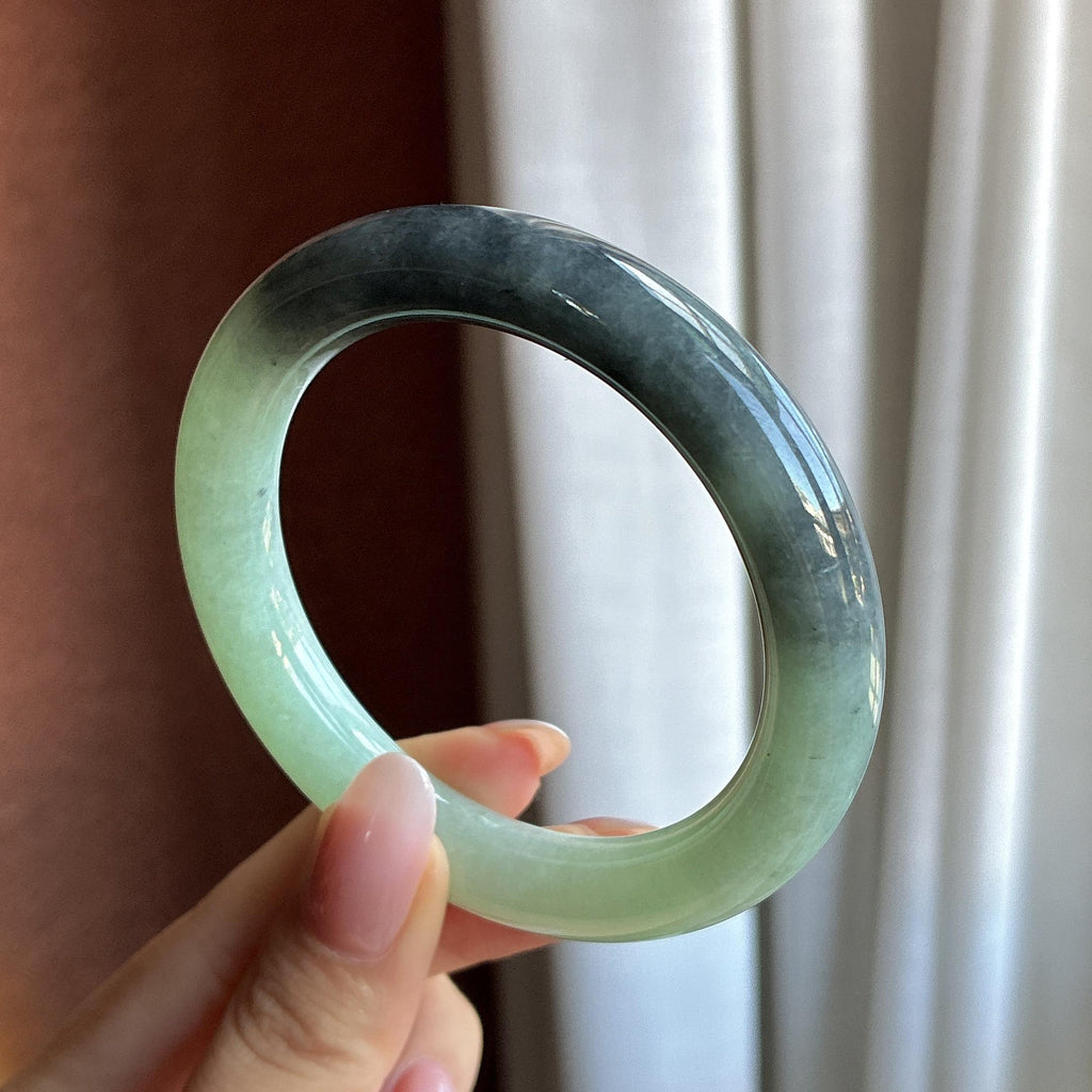 细糯冰乌鸡特色圆条手镯 55圈（yc734850）