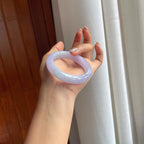 糯冰紫罗兰翡翠平安镯（54mm）（yc407485）