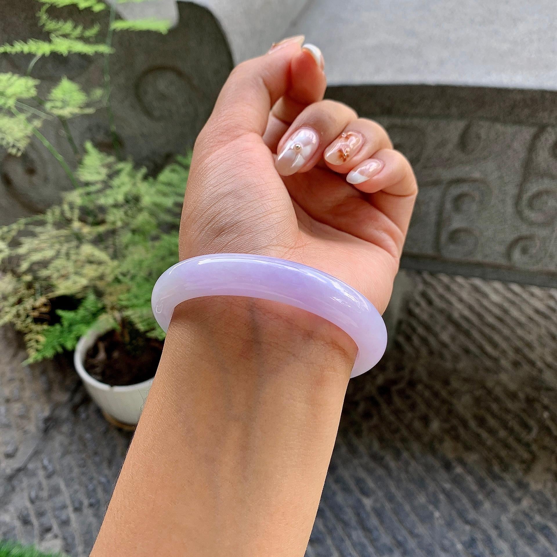 细糯种紫罗兰贵妃手镯（56.2mm）（yc243897）