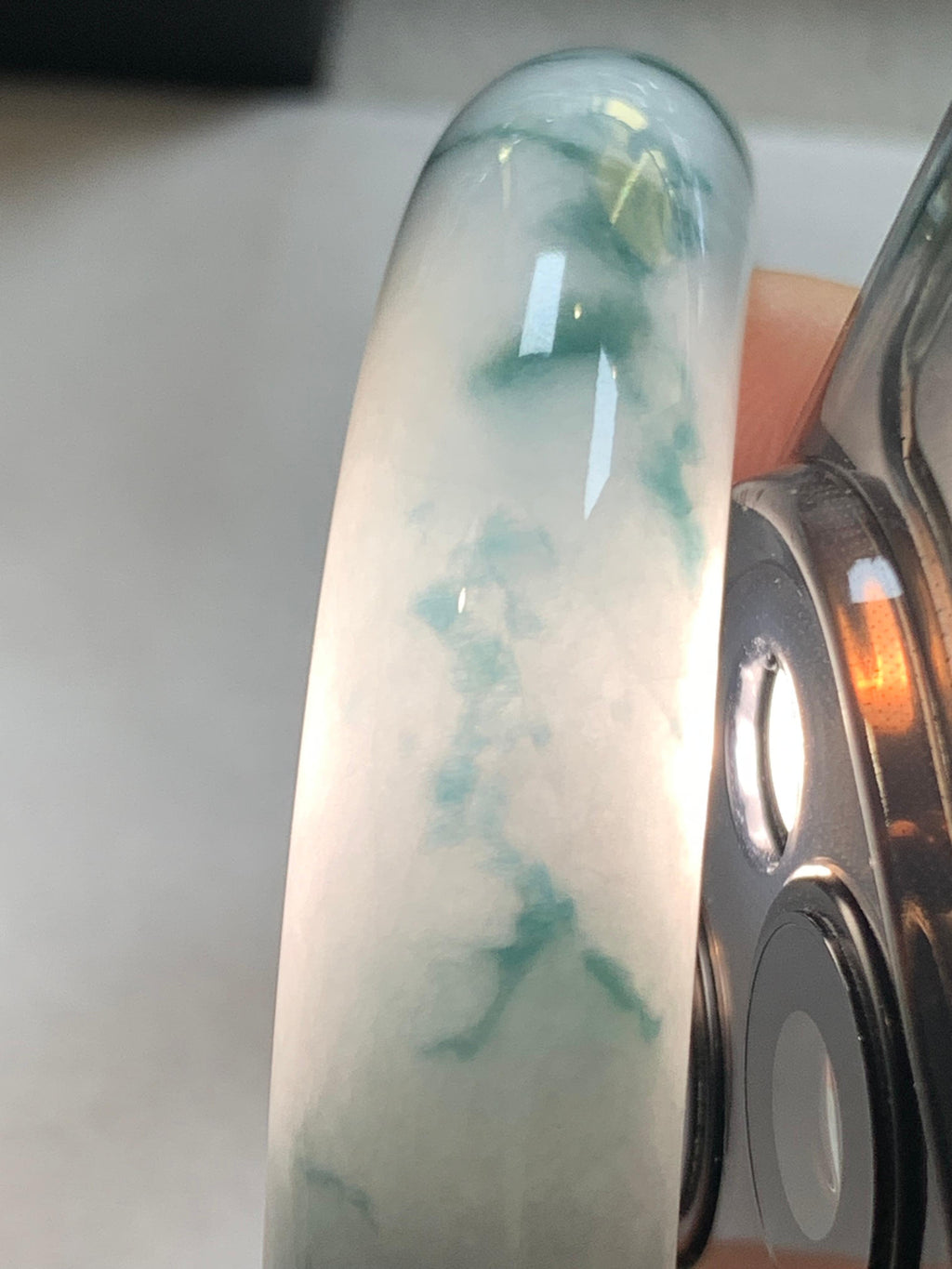 糯种飘花平安镯（56.8mm）（yc293329）