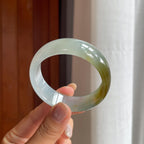冰种宽版黄翡贵妃镯（57.5mm）（yc404781）