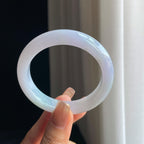 糯冰紫罗兰翡翠平安镯（52.8mm）（yc376710）