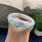 细糯种飘花平安镯（56.3mm）（yc200971）
