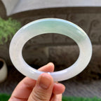 细糯种淡晴底圆条手镯（56mm）（yc240753）