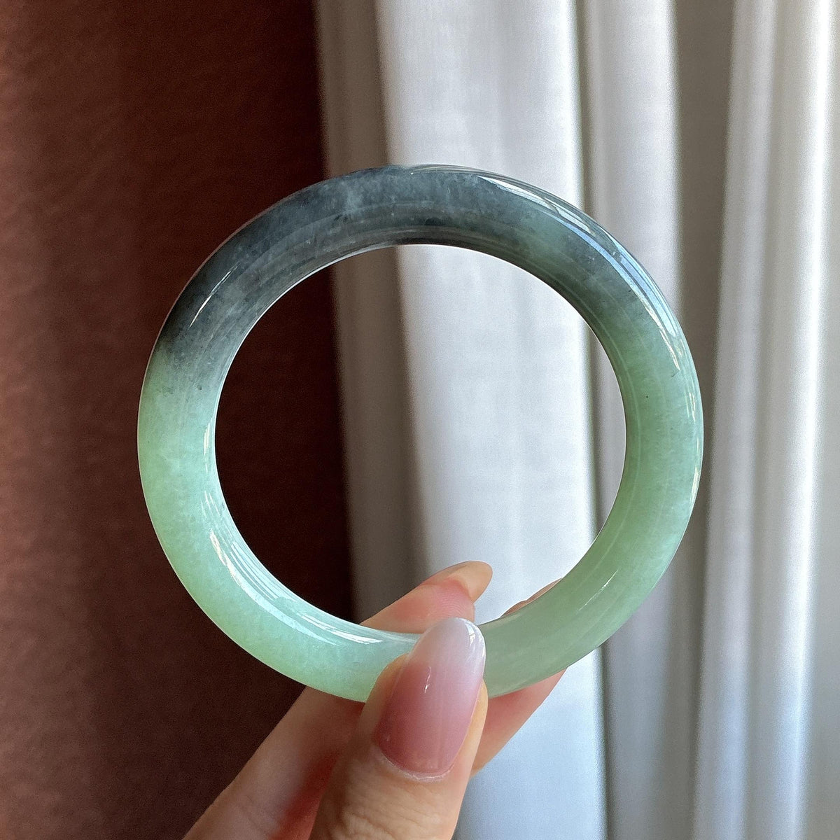细糯冰乌鸡特色圆条手镯 55圈（yc734850）
