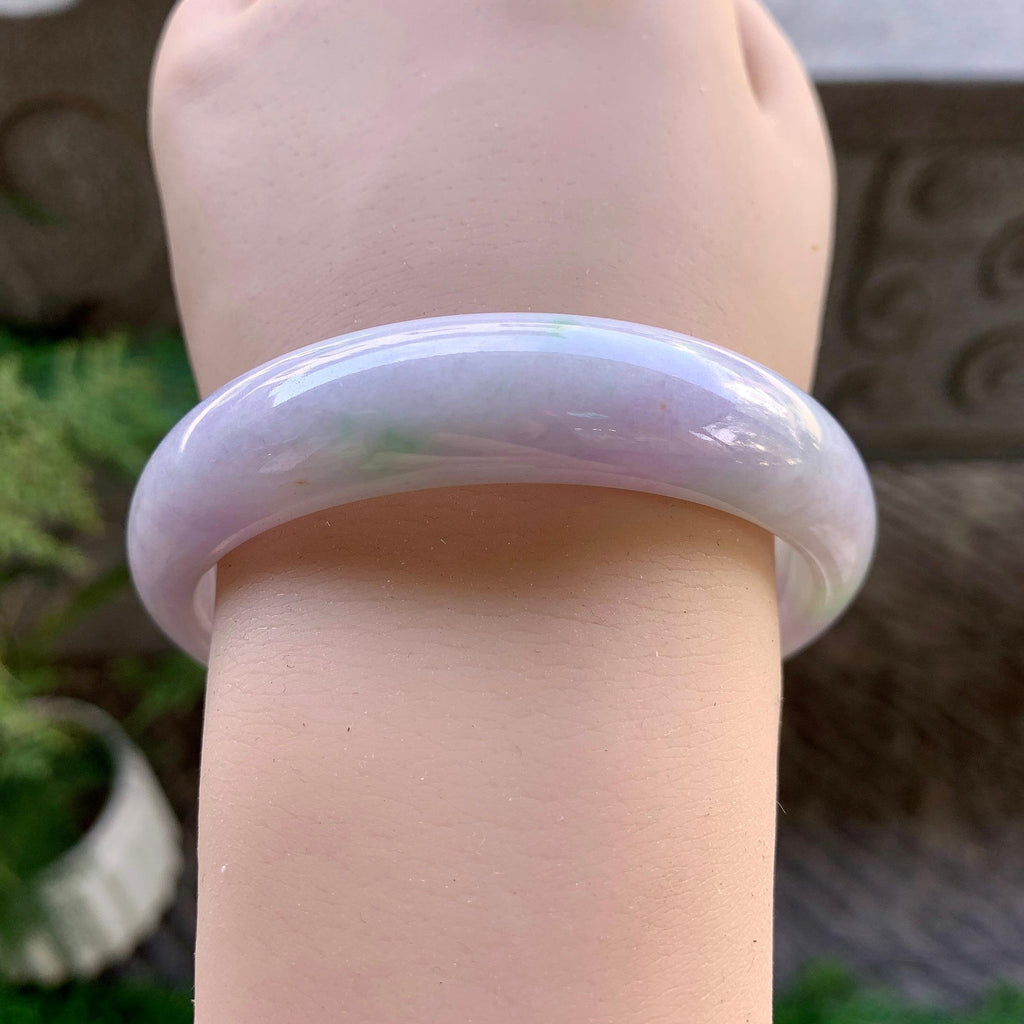 糯种淡春彩平安镯（58mm）（yc259062）