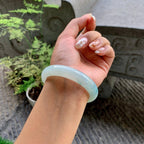 细糯种飘花贵妃手镯（55.2mm）（yc243904）