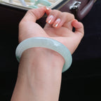 冰种飘花翡翠手镯（57.7mm）（yc016519）