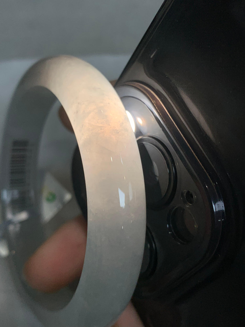 糯冰种无色平安镯（56mm）（yc297950）