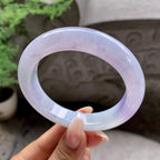 细糯种紫罗兰飘花平安镯（60mm）（yc203715）