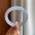 冰种紫罗兰翡翠平安镯（54.5mm）（yc312898）