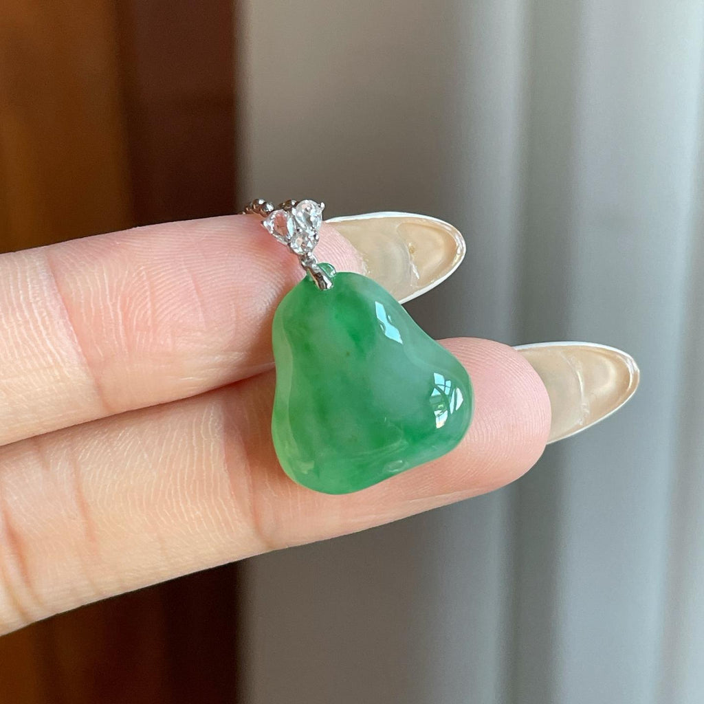 糯冰带色翡翠福瓜（yc265199）