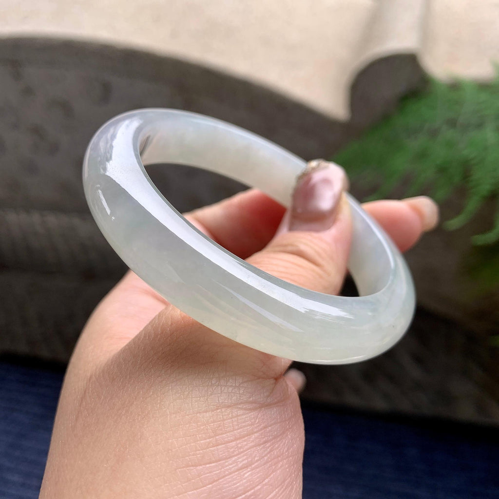 糯冰种无色平安镯（56mm）（yc297950）