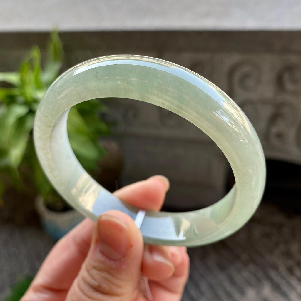 糯冰种晴底平安镯（57mm）（yc311024）