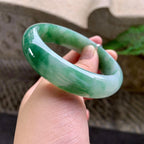 糯种飘花宽版轮胎手镯（58mm）（yc259757）