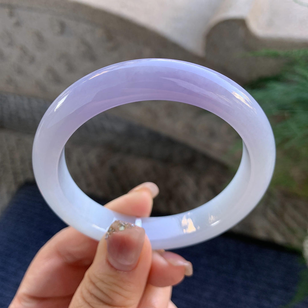 细糯种紫罗兰平安镯（57mm）（yc294658）