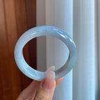 糯冰淡紫罗兰翡翠平安镯（53.3mm）（yc266490）