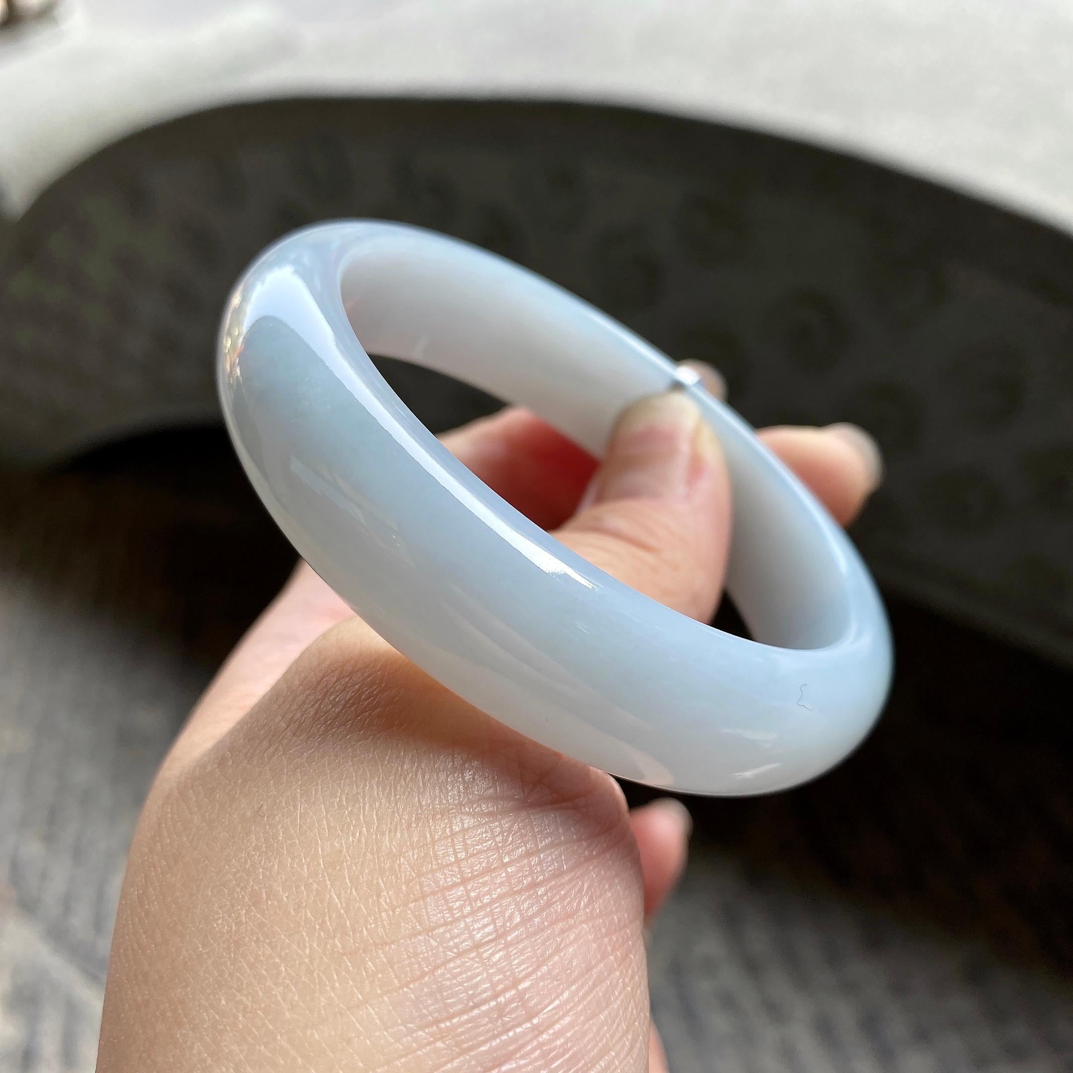 细糯种宽版轮胎手镯（56.6mm）（yc311867）